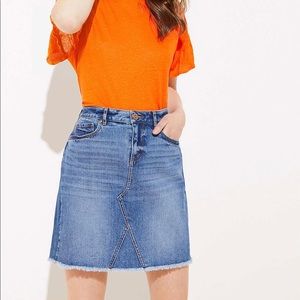 NWT LOFT Vintage Denim Skirt